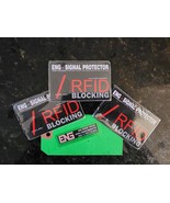 3 CARDS RFID SIGNAL BLOCKING &amp; CREDIT CARD PROTECTOR VON-ENG RACING - $27.52