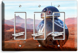 Star Wars BB-8 Dron Robot Bad Guy 3 Gfci Light Switch Plates Fan Gift Room Decor - £12.94 GBP