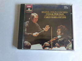 Brahms: Violin Concerto - Perlman-Giulini CD (1986, EMI ) - £10.94 GBP