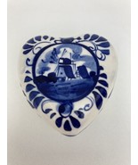 Delfts Blue Heart Trinket Ceramic Box from Holland - $15.61 CAD