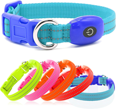 Professional title: &quot;Rechargeable LED Dog Collar for Small Pets - Reflective Lig - £12.53 GBP