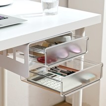 Under Desk Drawer Organizer Slide Out, Hidden Self- adhesive Under Desk ... - £31.46 GBP