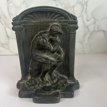 Vintage &quot;The Thinker&quot; Bookend Sculpture –Single Heavy Decorative Piece 4... - $30.00