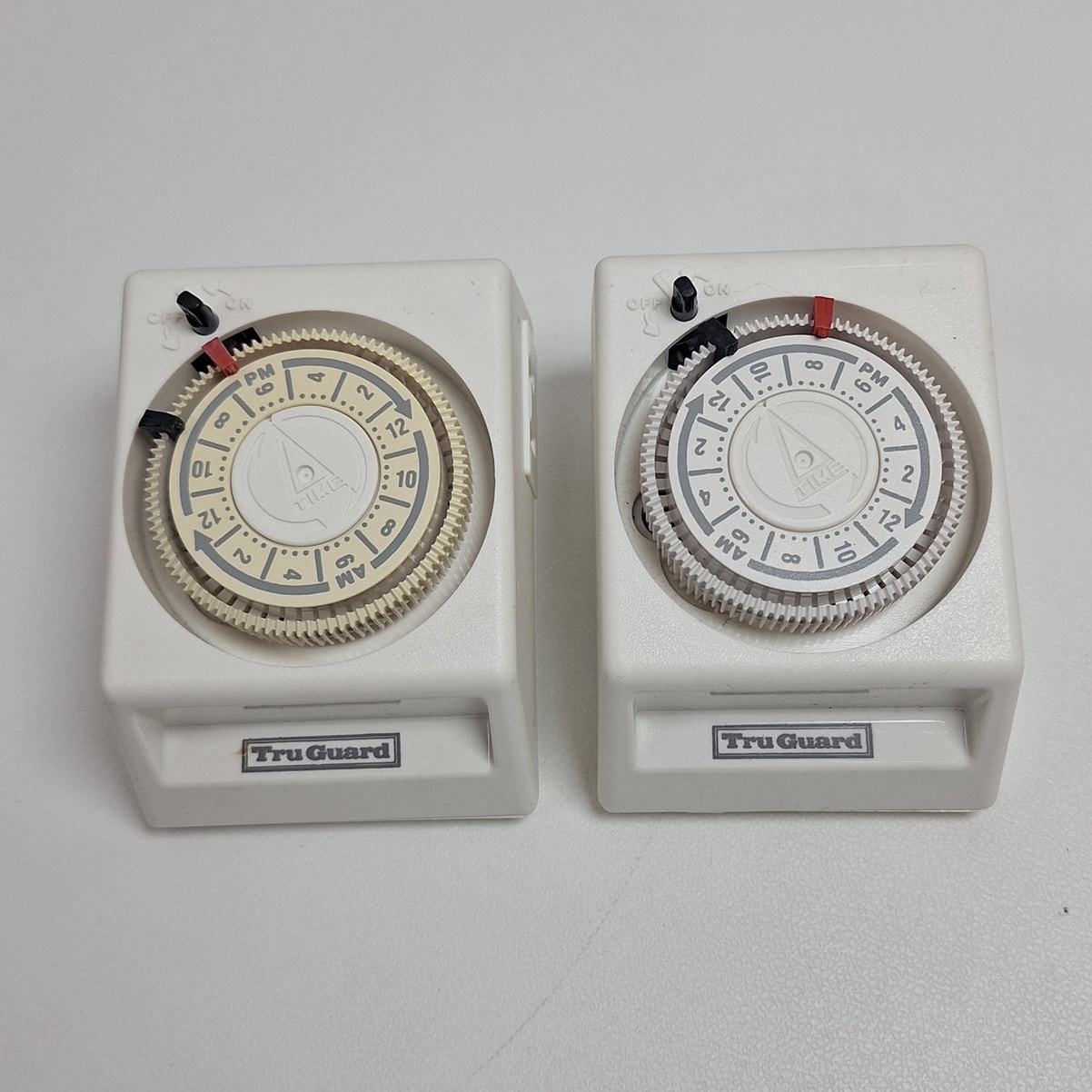 Lot of 2 Tru Guard 325621 24-Hour Automatic Plug In Outlet Timer - $19.99