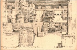 Vtg Postcard Miner Grant&#39;s General Store - Old Sturbridge Village MA UNP - £4.65 GBP