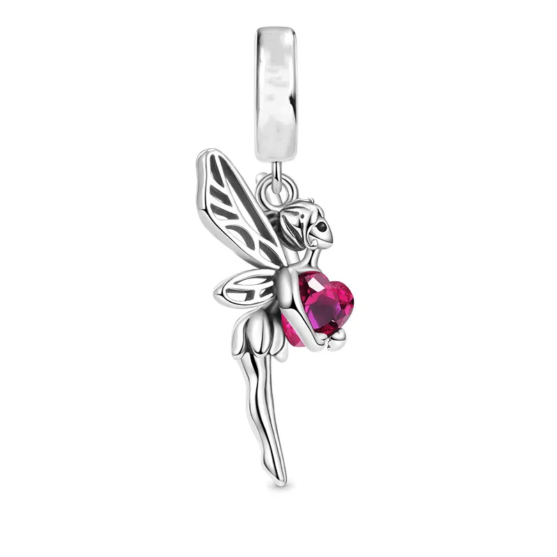 Play 2022 New Aerfly Fairy Cute Little Angel Twin Daisies Easter Fit Pandora Ori - £23.09 GBP