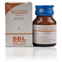 SBL Selenium Trituration Tablet 3X Globules 25 gm + FREE SHIPPING WORLDWIDE - £12.45 GBP