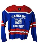 NHL New York Rangers M Hockey Christmas Fleece Winter Holiday Pullover S... - £15.43 GBP