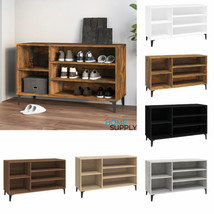 Modern Wooden Open Hallway Shoe Storage Cabinet Unit With 5 Compartments... - $77.91+