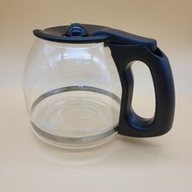 Mr Coffee Pot 12 Cup Replacement Glass Carafe Black Lid Handle Series AM CG CJ - £10.14 GBP