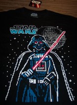 Vintage Style 8-BIT Star Wars Darth Vader T-Shirt Large New w/ Tag - £15.82 GBP