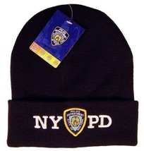 NYPD Navy Winter Hat Beanie Skull Cap Officially Licensed by The New Yor... - £12.67 GBP