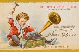 The Edison Phonograph - Art Print - £17.30 GBP+
