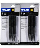2 Packs Kobalt 0788437 Heat Treated 1/32&quot; 2/32&quot; &amp; 3/32&quot; 3 Piece Nail Pun... - €20,46 EUR