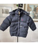 Boys Polo Ralph Lauren Black Puffer Down Fill Coat 4 - $49.94 CAD