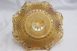 Carnival Glass Marigold Dish Scalloped Plate Bowl 10&quot;  - £21.56 GBP