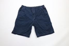 Vintage 90s Ocean Pacific OP Mens Size XL Faded Cotton Shorts Navy Blue - £35.66 GBP