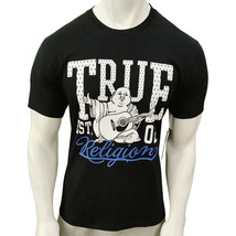 Nwt True Religion MSRP$59.99 Mens Black Crew Neck Short Sleeve T-SHIRT Size L Xl - £20.12 GBP