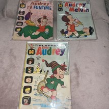 3-Vintage  Playful Little Audry Comic Books - £3.86 GBP