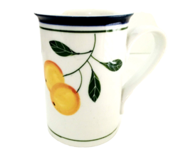 Dansk Fruit Mug with Lemons Ceramic 4.25&quot;H x 3.25&quot; diam Niels Refsgaard - $9.89