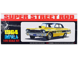 Skill 2 Model Kit 1964 Chevrolet Impala Super Street Rod 3-in-1 Kit 1/25 Scale M - £37.33 GBP