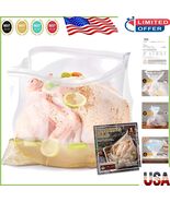 Turkey Brining &amp; Marinade Bags, 2 Pack with Clips - 35 lbs, Leak-Proof D... - €15,44 EUR