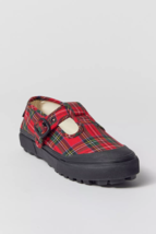 new women&#39;s size 7.5 VANS style 93 Mary Janes red plaid - $85.49