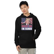 Hold On I&#39;m Comin&#39; Trump 2024- Hoodie Black - $53.89