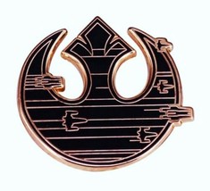 Star Wars Death Star as the Rebel Logo with Ships Enamel Metal Pin NEW UNUSED - £6.26 GBP