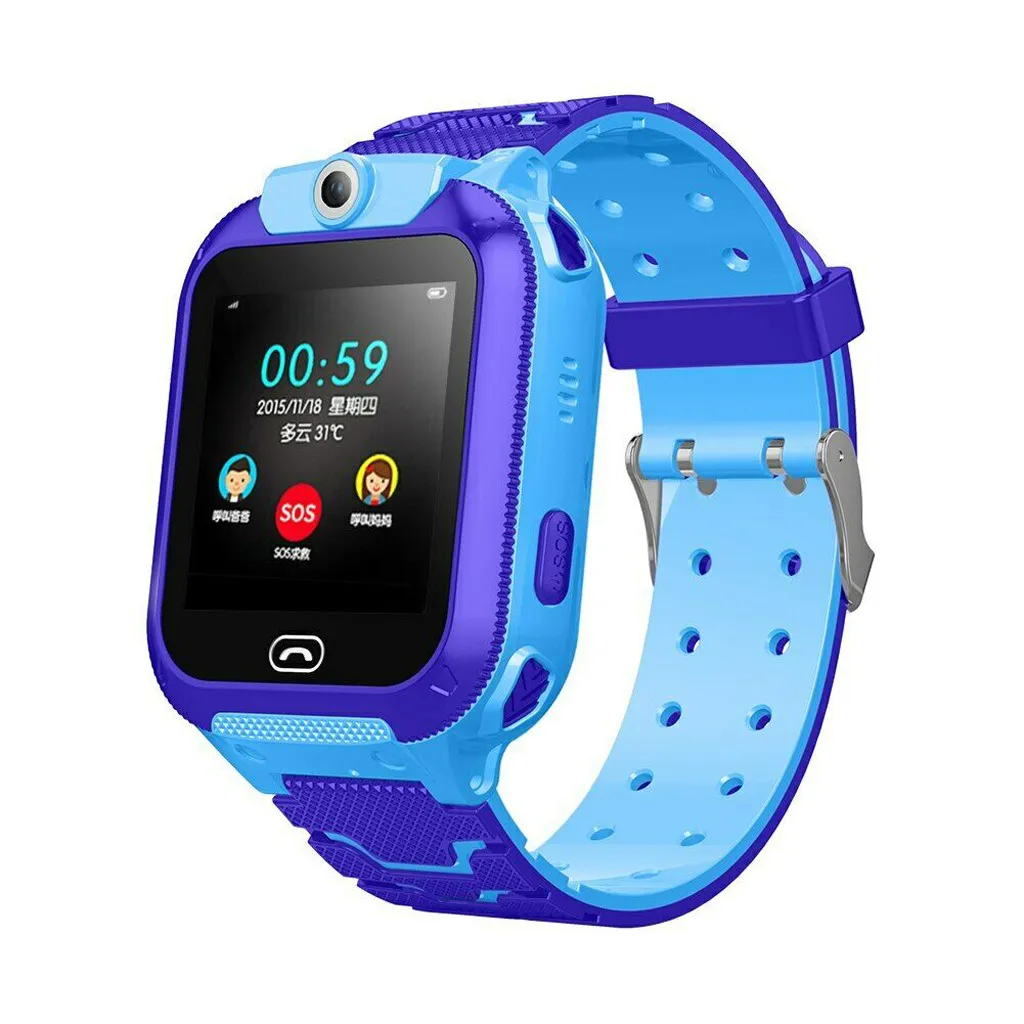 Q12 Children&#39;s Smart Watch Sos Phone Watch Smartwatch For Kids Boys Girls celet  - £130.44 GBP