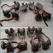 Metal Roller Skates Adjustable Primitive Farm Country Decor 2 Pairs Mid ... - £7.81 GBP