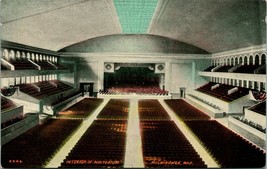 Vtg Postcard c 1909 Interior Of Auditorium Milwaukee, Wisconsin - Acmegraph Co - £8.95 GBP