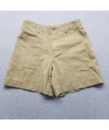 Abercrombie &amp; Fitch Shorts Womens 4 Tan Khaki Pockets Cotton Zip - $28.96 CAD