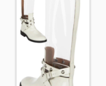 See by Chloe Womens Pull on Leather Neo Janis Boots White Size 38 EU - $421.73