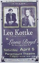 Leo Kottke Poster Liona Boyd - $13.44