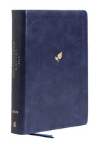 NIV, Lucado Encouraging Word Bible, Leathersoft, Blue, Comfort Print: Ho... - $73.49