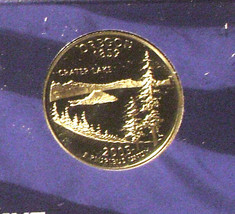 2005-S 25 Cent Proof State Quarter - Oregon - George Washington - $7.95