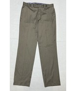 Ralph Lauren Mens Dress Pants Brown Stretch Straight Flat Front Trousers... - $569.23 MXN