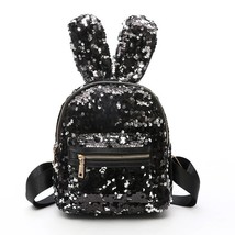 Ali Women Sequins Backpack Cute Big Ear Colorful Small Backpa School Bag... - £136.31 GBP