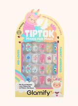 GLAMIFY TIPTOK MANIS FOR MINIS PRE-GLUED 24 PRESS-ONS #NTKD03 - $4.50