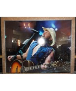 FRAMED ICON COUNTRY MUSIC SUPERSTAR TOBY KEITH IN TAN GLASS FRAME PHOTO ... - $1,284.52 MXN