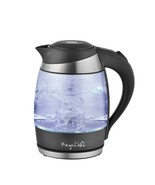 MegaChef 1.8Lt. Glass and Stainless Steel Electric Tea Kettle - $73.86 CAD