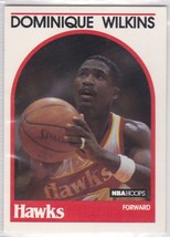 M) 1989-90 NBA Hoops Basketball Trading Card - Dominique Wilkins #130 - £1.48 GBP