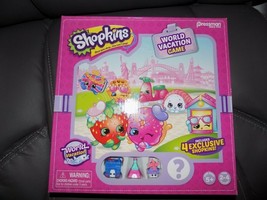 Shopkins World Vacation Game Pressman 4 exclusive figures included NEW - £16.77 GBP