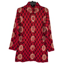 Red Floral Coat - £32.45 GBP