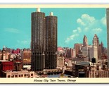 Marina City Twin Towers Chicago Illinois UNP Chrome Postcard S18 - $3.91