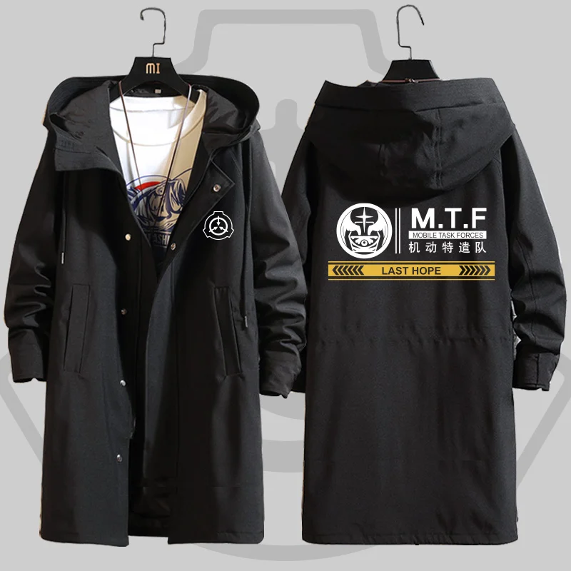 SCP Secure Contain Protect Mobile Task Forces MTF  Men Hoodie Coat Sweat... - £236.23 GBP