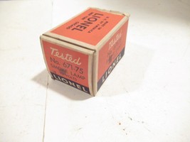 LIONEL POST-WAR ORIGINAL 671-75 SMOKE BULB EMPTY BOX- FAIR - H15 - $89.47 MXN
