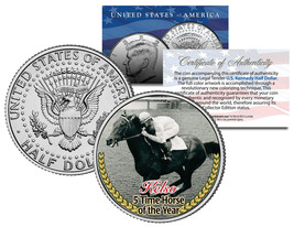 KELSO *5 Time Horse of the Year* Thoroughbred Racehorse JFK Half Dollar ... - $14.95