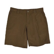 COLUMBIA Men&#39;s 34 Brown Hiking Cargo Trail Shorts 10&quot; Inseam, Gorpcore Camping - £15.15 GBP